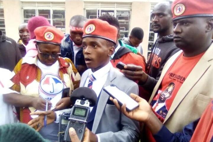 Joshua Mutabaazi the 19 year old on NUP ticked after completing the nomination process complained against the heavy UPDF deployment saying it has started threatening voters especially supporting the opposition side.