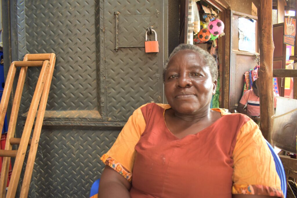 Esther Nakanjako, a former female councillor for people with disabilities in Masaka district.