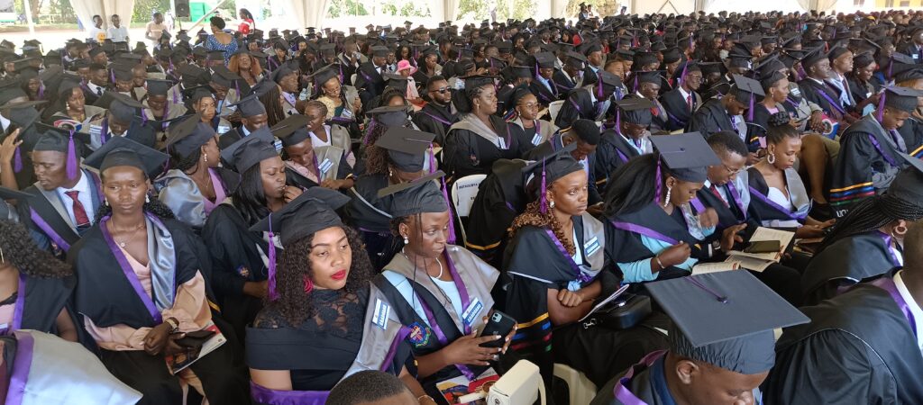 Graduates at Uganda Christian University.