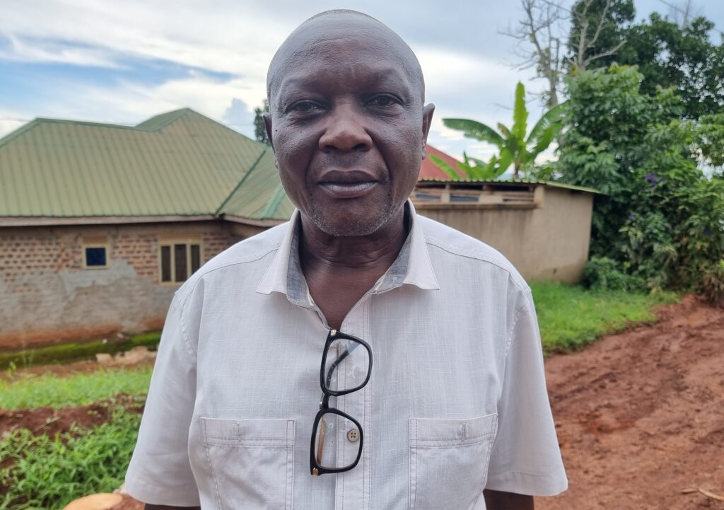 James Kiggundu, one of the evicted residents. 