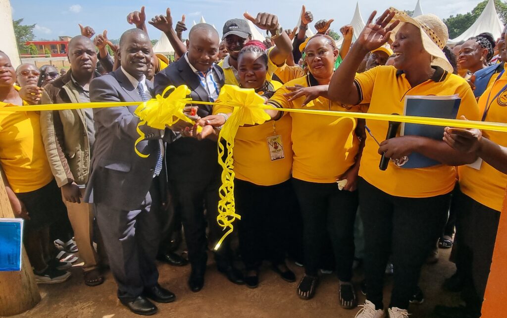 Major (Rtd) Awich Pollar Okwir, who represented Vice President Jessica Alupo opening up offices of Kiyunga Champion Group in Kyampisi Sub County Mukono District.