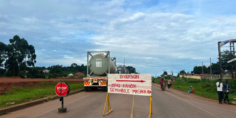 UNRA Diverts Traffick Along Kampala-Masaka Highway For Busega-Mpigi Express Way Project