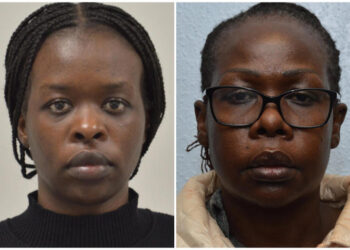 Stella Oyella, 53, and Vanessa Atim, 32, from Newham, East London.