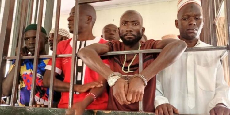 Some of the 32 NUP Supporters seeking Bail Before the Court Martial.