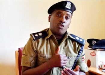 Julius Hakiza, the Albertine region police