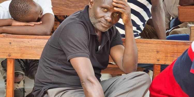 Richard Walusimbi, the headteacher of Smile High School-Nantabulirwa at court.