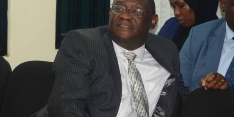 Lawyer John Matovu in Court before being sent to prison.