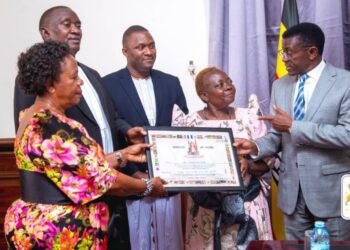 Katikiro and the Late Tamale Mirundi's family members