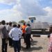 Parliamentary Committee on the National Economy inspecting Buvuma solar power plant.