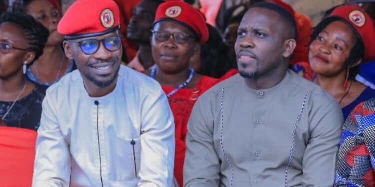 Bobi wine and Joel Ssenyonyi