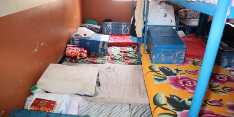 Part of the girl's dormitory