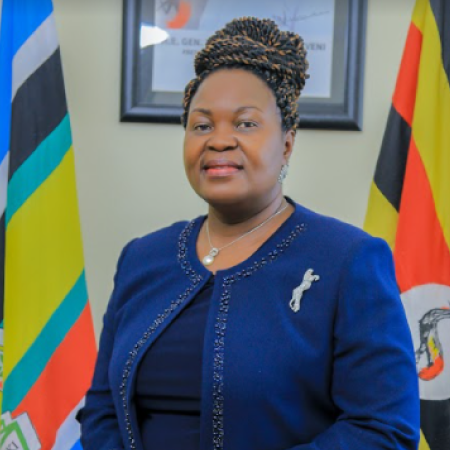 Hon.Ruth Nankabirwa Ssentamu, the Minister of Energy and Mineral Development.