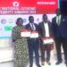 L-R MP Mawogola South (Sembabule)-Goreth Namugga, Councillor Amiri Kiggundu, COTFONE Coordinator-Kayinga Yisito Muddu and Mr Xavier Ejoyi, Country Director ActionAid International Uganda at the award event