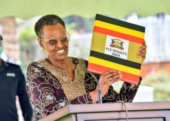 First Lady and also Uganda's Minister for Education