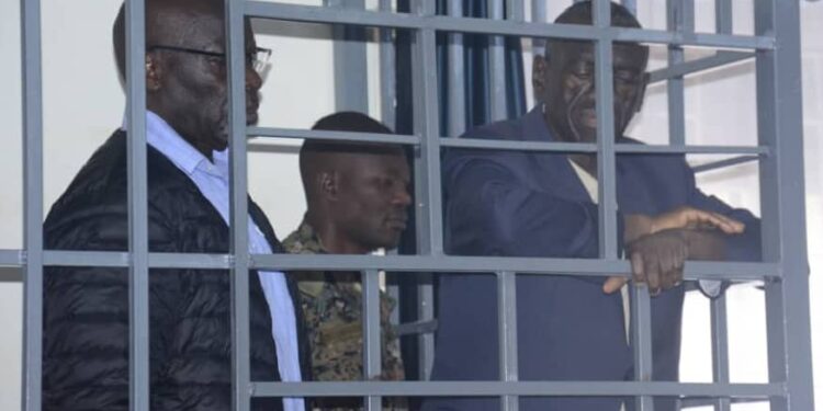 Dr. Besigye, Lutale and Captain Denis Ola