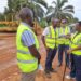 Mukono MP Betty Nambooze inspecting road works at Ntawo section.