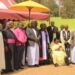 Kooki cultural head, officials and religious leaders posing for a photo after prayers.
