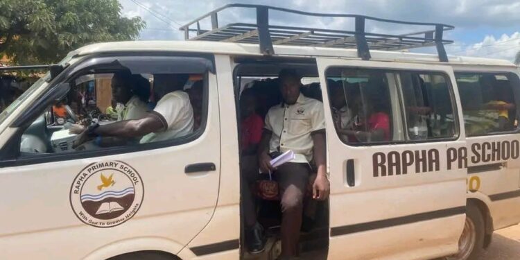Rapha Primary School Van. Courtesy Photo.