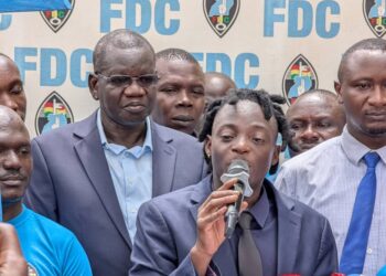 FDC Registered Kalifa Aganaga as Party Member One Day to His Endorsement for Kawempe North   