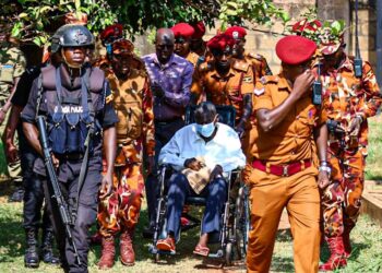 DPP Abodo Prefers Treason Charges Against Dr. Besigye, Wheeled to Nakawa Court Under Tight Security