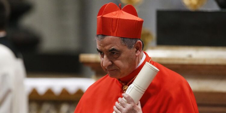 Cardinal Becciu Convicted of Financial Crimes Withdraws from Papal Conclave