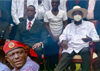 Chairman Nyanzi Considers Breaking-up With Son for Appearing in Pictures with Museveni