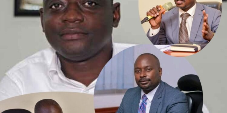 Ham Kiggundu, BLB CEO, Bugaya and Kizito.