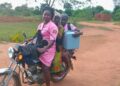 A nurse in Kumi going out with her team for mass polio immunization.