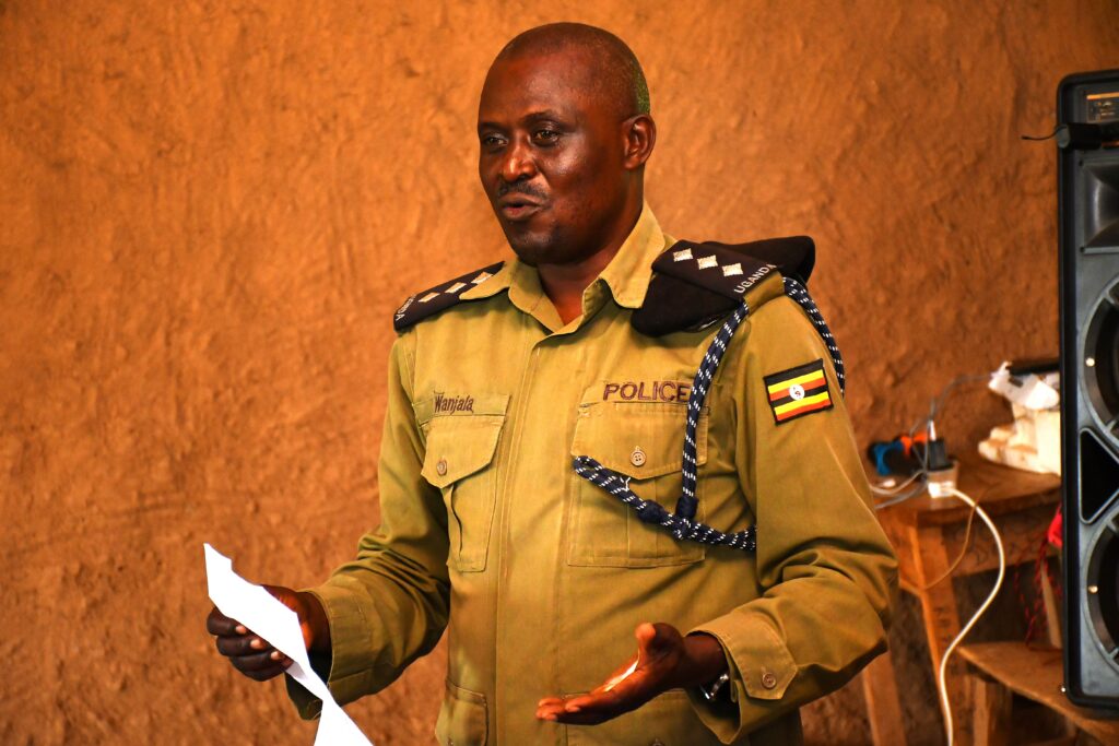 ASP Sephas Wanjala, Zonal Commander of the Police Mineral Protection Unit.