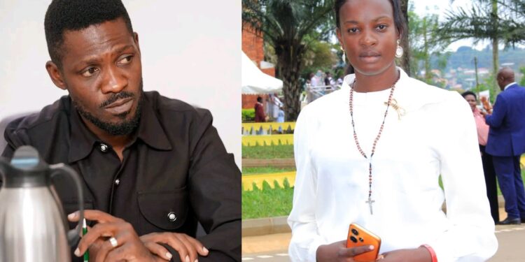 Bobi Wine and Gertrude Mutyaba.