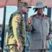 Gen. Muhoozi and Museveni.