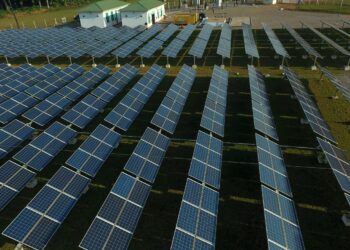 Hybrid solar plant at Kalangala district.