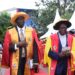 Rev. Fr. Prof. John Chrysostom Maviiri, the Guest of Honour and Prof. Deogratius Mwaka, Dean of the School of Medicine.