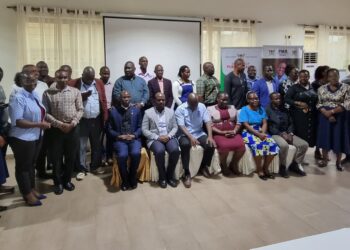 Various stakeholders during the Performance Monitoring for Action (PMA) regional family planning dialogue and data utility meeting in Mukono.