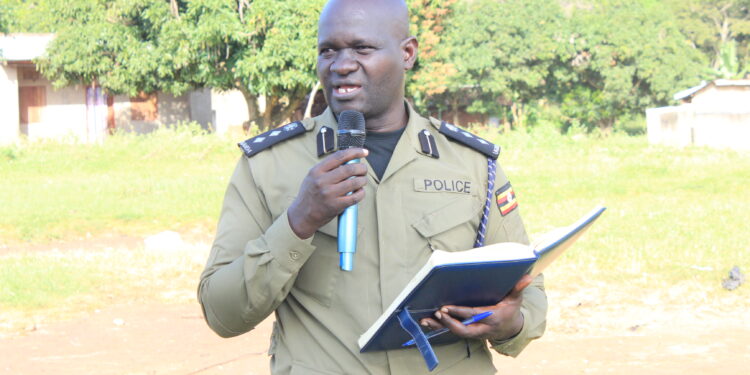 Ssezibwa Regional Police Commander (RPC), Jaffer Magezi.