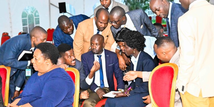Arts teachers at State House.