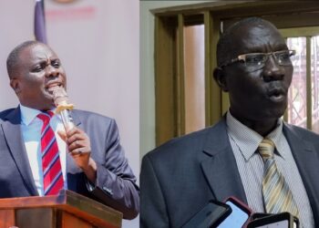 Muyanja Ssenyonga, Muwanga Kivumbi, Rev. Bakaluba and Betty Nambooze.