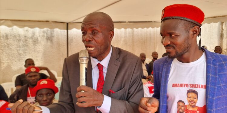 Nkoyoyo addressing the gathering