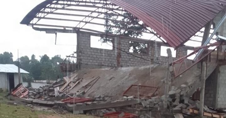 Multi-Purpose Hall Under Construction Collapses at Namagabi Secondary School