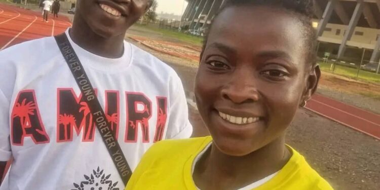 Nakayi with her brother in the days before the tragic incident.