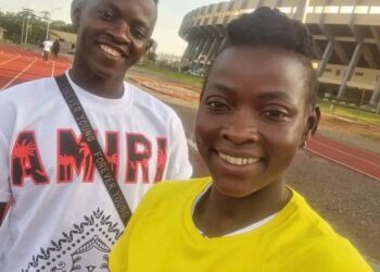 Nakayi with her brother in the days before the tragic incident.