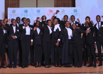 UCU law students celebrate their victory at the Privacy Moot Court Competition.