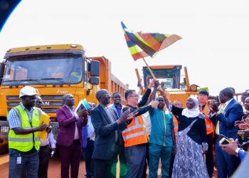 Leaders launching Mpatta-Bule Road