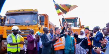 Leaders launching Mpatta-Bule Road