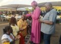 Religious leaders praying for Kibuule