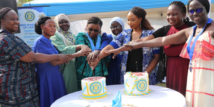 Inner Wheel Clubs of Kinoni and Lwengo Chartered Under District 900 Uganda