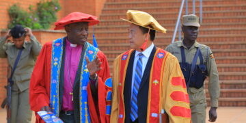 UCU Vice Chancellor and Chief Guest, Dr. Felix Theonugraha, President of Western Theological Seminary, USA.