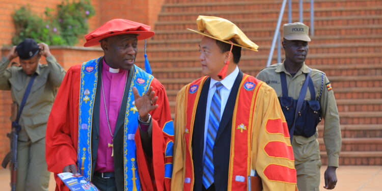 UCU Vice Chancellor and Chief Guest, Dr. Felix Theonugraha, President of Western Theological Seminary, USA.
