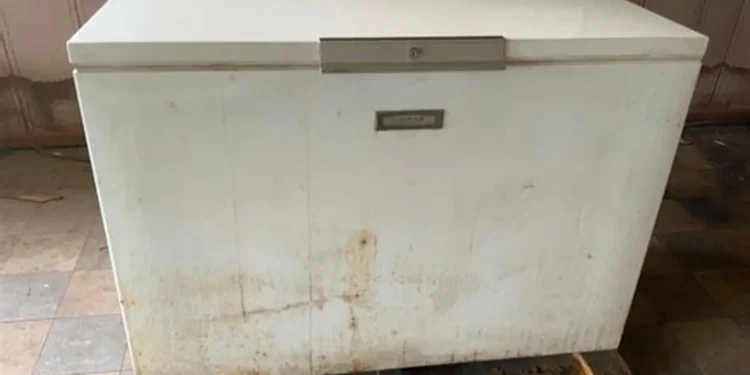 Old refrigerator