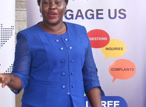 Damalie Kanyago, an administrative officer – UNBS Mbarara Regional Office, explaining her plight while enforcing standards. photo by Davis Buyondo